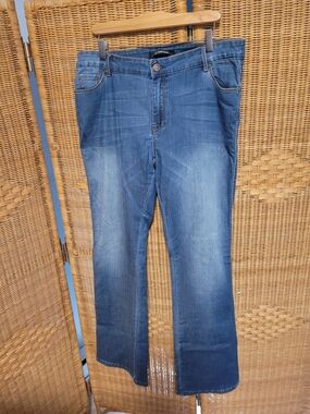 Le Chateau Women's Medium Blue Bootcut Jeans